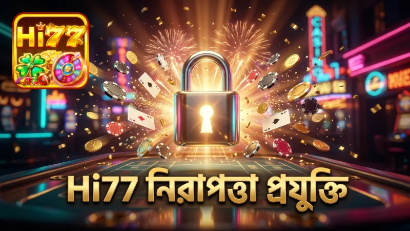 Hi77 এর উন্নত ভেরিফিকেশন ও নিরাপত্তা প্রযুক্তি।