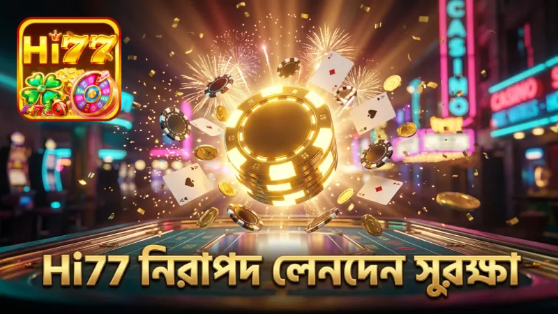 Hi77 কর্তৃক নিরাপদ লেনদেন ও তথ্য সুরক্ষা নিশ্চিত।