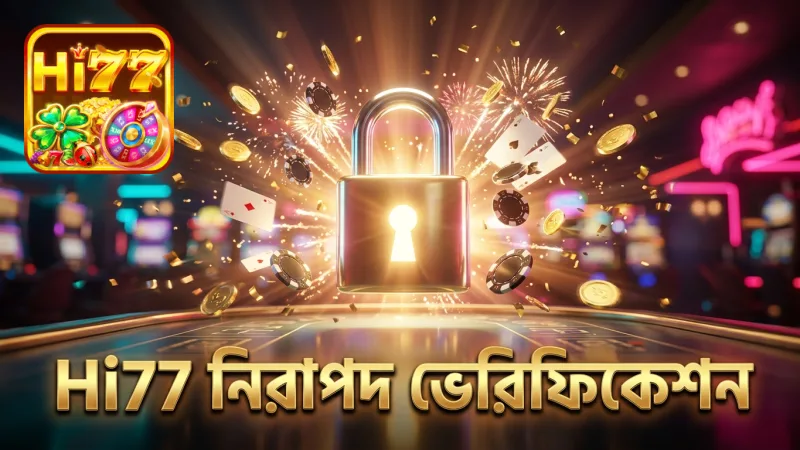 Hi77 প্ল্যাটফর্মে ভেরিফিকেশন ও এনক্রিপশন ব্যবহারে বাজি নিরাপদ রাখা।