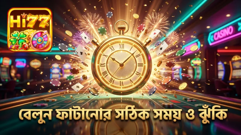 সঠিক সময়ে বেলুন ফাটালে ঝুঁকি কমে এবং লাভ বৃদ্ধি পায়।