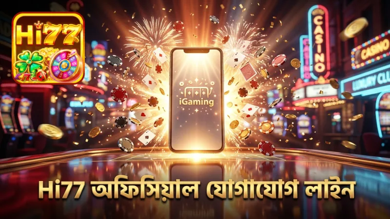Hi77 এর অফিসিয়াল লাইন দিয়ে সরাসরি যোগাযোগ করুন
