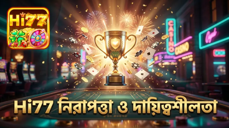 Hi77 নিরাপত্তা ব্যবস্থা এবং দায়িত্বশীল গেমিং নিয়মাবলী নিশ্চিত করে