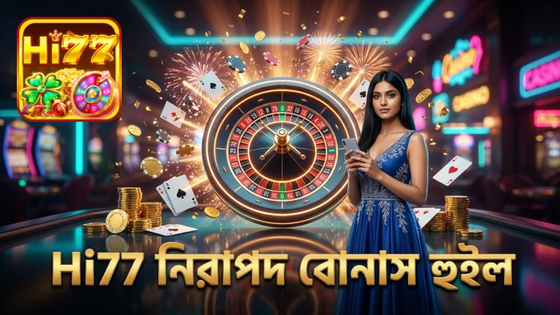 ড্রাগন স্পিন বোনাস হুইল Hi77 প্ল্যাটফর্মে নিরাপদ ও নির্ভরযোগ্য