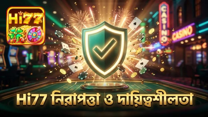 Hi77 অ্যাপের নিরাপত্তা ও দায়িত্বশীল গেমিং নির্দেশিকা