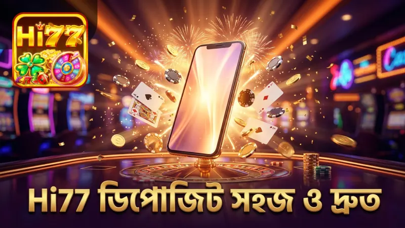 Hi77 ডিপোজিট মোবাইল থেকে সহজে করুন দ্রুত শুরু করুন