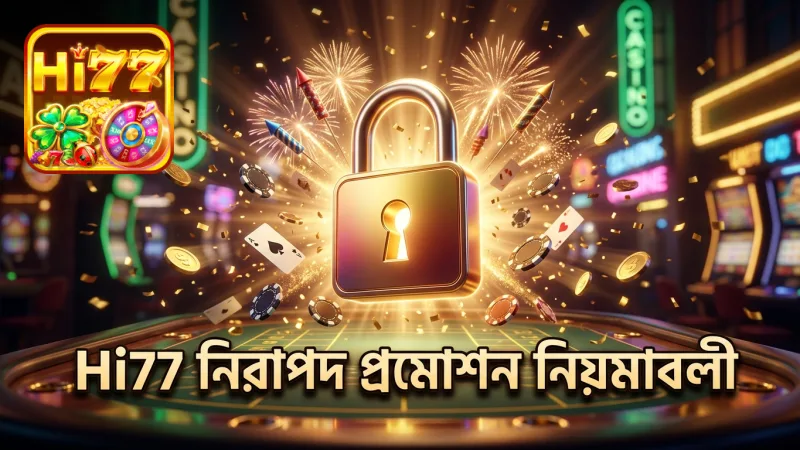 স্বচ্ছ নিয়মাবলী Hi77 প্রমোশন ব্যবহারে নিরাপত্তা নিশ্চিত করে
