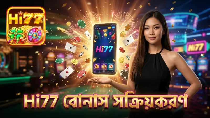 বোনাস সক্রিয় করে Hi77-এ মজাদার খেলা উপভোগ করুন