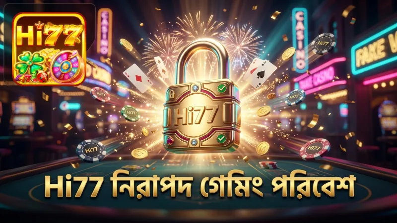 Hi77 প্ল্যাটফর্মে নিরাপদ ও যাচাইপ্রাপ্ত গেমিং পরিবেশ