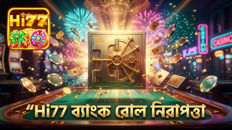 ব্যাংক রোল নিরাপত্তায় Hi77 সতর্কতা মেনে চলুন
