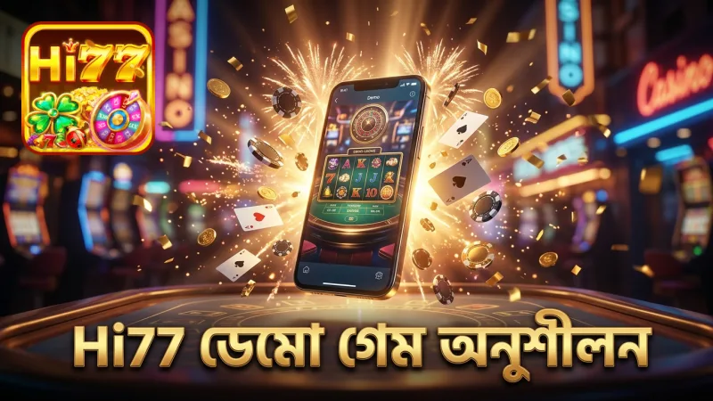 Hi77 এর ডেমো গেমের মাধ্যমে ঝুঁকি ছাড়া অনুশীলন সম্ভব