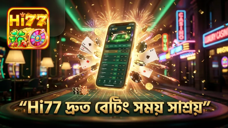 Hi77-এর দ্রুত বেটিং ইন্টারফেস ব্যবহার করে সময় সাশ্রয় করুন