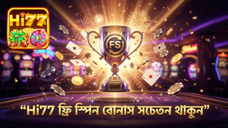 Hi77 এর ফ্রি স্পিন বোনাস ট্রিগার পদ্ধতি মনোযোগ দিন