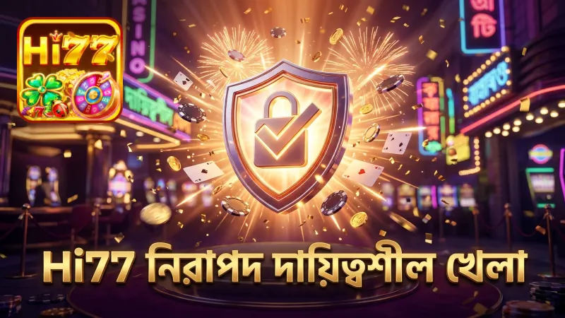 Hi77 নিরাপদ ও দায়িত্বশীল খেলার জন্য সাহায্য করে